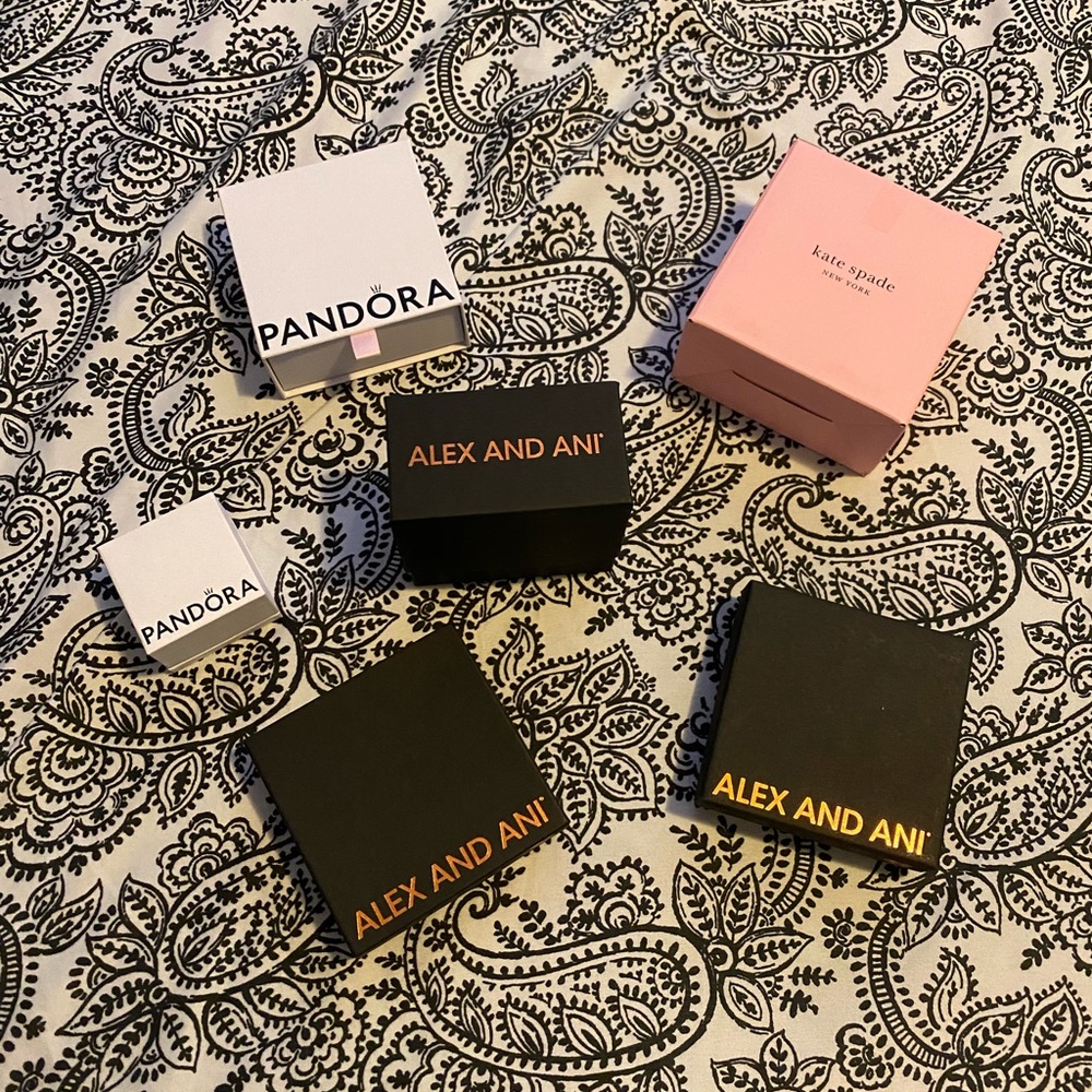 Kate spade, Alex and ani Pandora jewelry bundle box Retail over $400!!